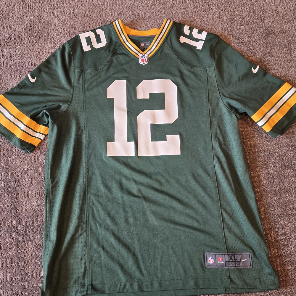 Green Bay Packers Aaron Rodgers Football Jersey